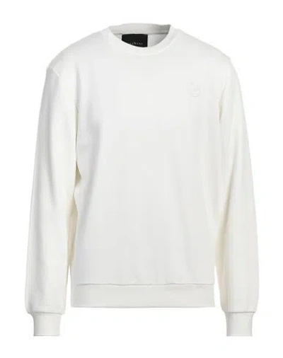 John Richmond Man Sweatshirt Off White Size Xxl Cotton, Polyester