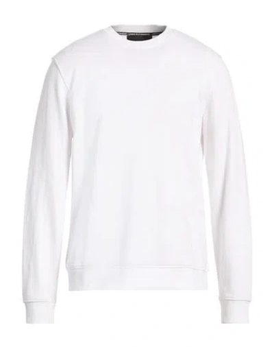 John Richmond Man Sweatshirt White Size L Cotton, Polyester