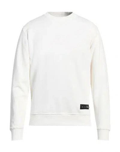 John Richmond Man Sweatshirt White Size Xxl Cotton, Polyester