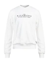 John Richmond Man Sweatshirt White Size S Cotton In White
