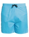 John Richmond Man Swim Trunks Azure Size Xxl Nylon In Blue