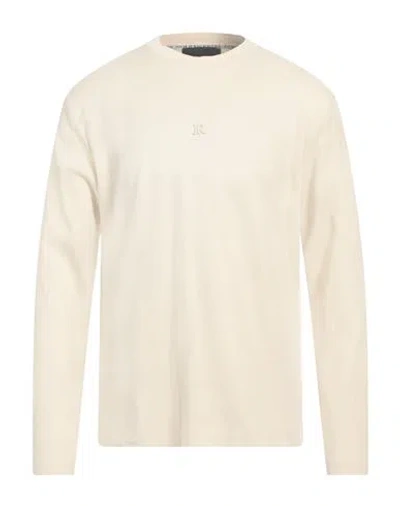 John Richmond Man T-shirt Beige Size Xxl Cotton