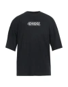 John Richmond Man T-shirt Black Size Xxl Cotton