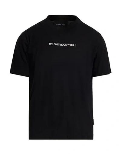 John Richmond Man T-shirt Black Size Xxl Cotton