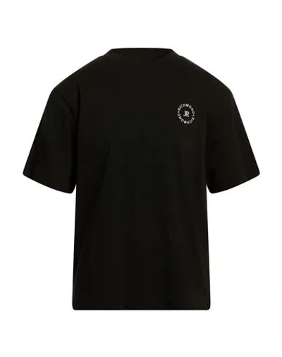 John Richmond Man T-shirt Black Size Xxl Cotton