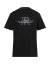 John Richmond Man T-shirt Black Size Xxl Cotton