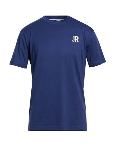 John Richmond Man T-shirt Blue Size Xl Cotton