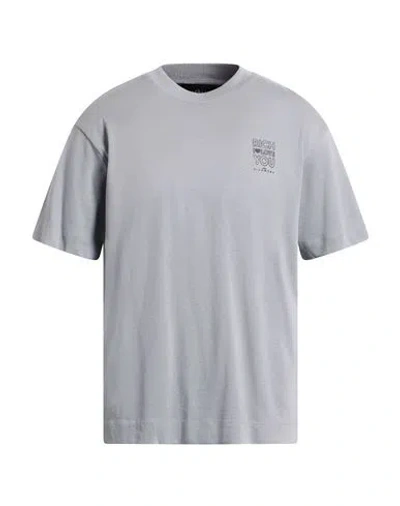 John Richmond Man T-shirt Grey Size L Cotton In Gray