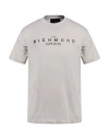 John Richmond Man T-shirt Light Grey Size Xxl Cotton