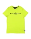 John Richmond Babies'  Toddler Boy T-shirt Lime Green Size 6 Cotton