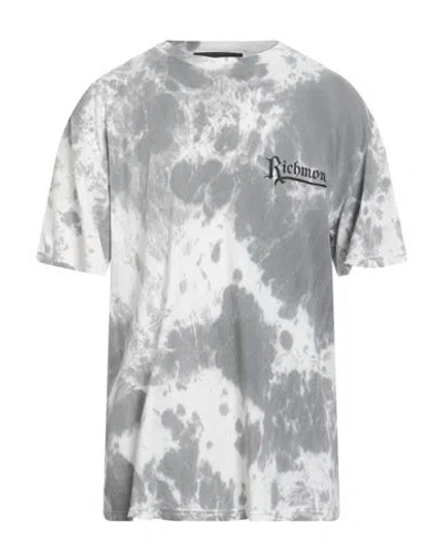 John Richmond Man T-shirt Off White Size Xxl Cotton