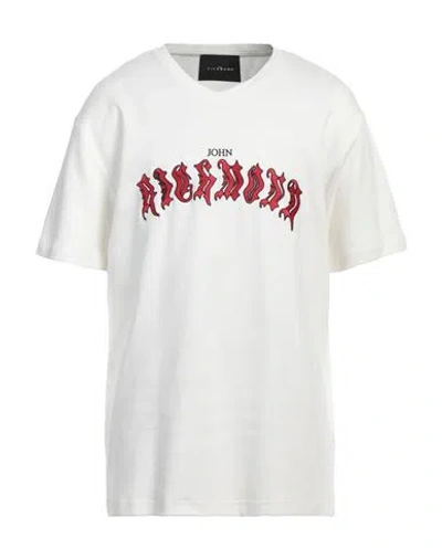 John Richmond Man T-shirt White Size Xxl Cotton