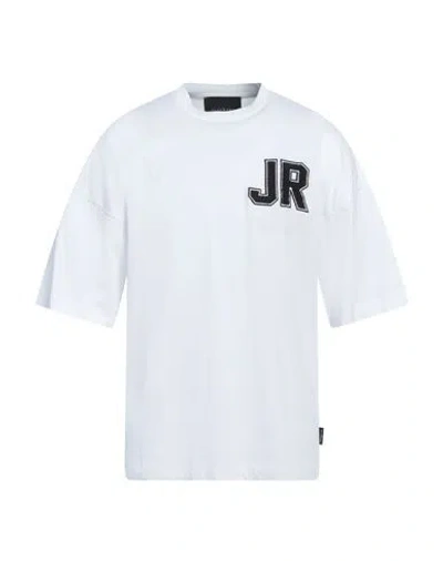John Richmond Man T-shirt White Size L Cotton
