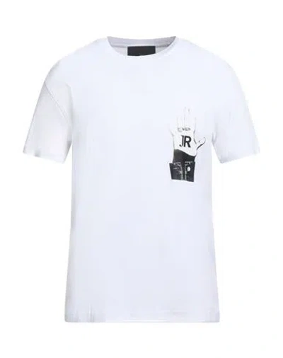 John Richmond Man T-shirt White Size Xl Cotton