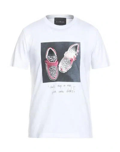 John Richmond Man T-shirt White Size Xl Cotton