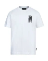 John Richmond Man T-shirt White Size Xxl Cotton In White