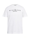 John Richmond Man T-shirt White Size Xl Cotton