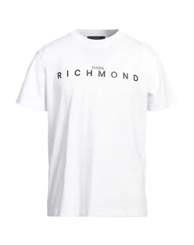 John Richmond Man T-shirt White Size Xxl Cotton