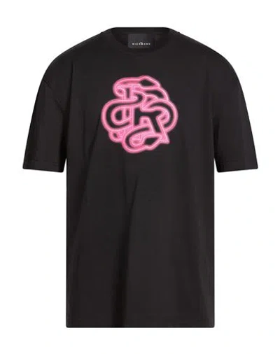 John Richmond Man T-shirt Black Size 3xl Cotton