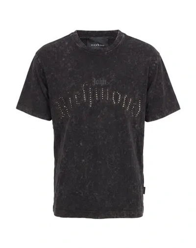 John Richmond Man T-shirt Black Size S Cotton