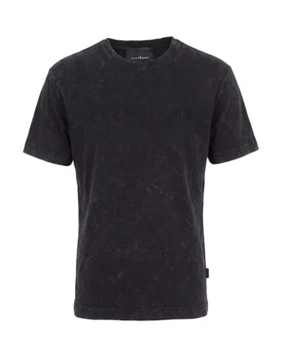 John Richmond Man T-shirt Black Size Xs Cotton