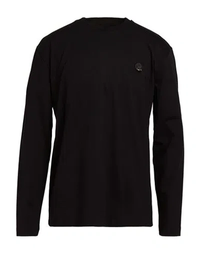 John Richmond Man T-shirt Black Size Xxl Cotton