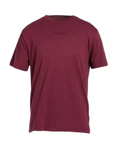 John Richmond Man T-shirt Burgundy Size S Cotton In Red