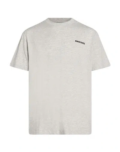 John Richmond Man T-shirt Grey Size Xxl Viscose, Elastane, Cotton In Neutral