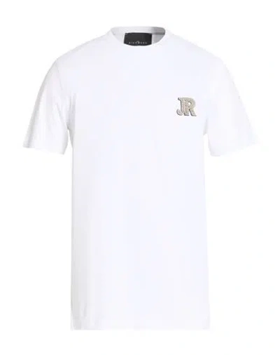 John Richmond Man T-shirt White Size 3xl Cotton