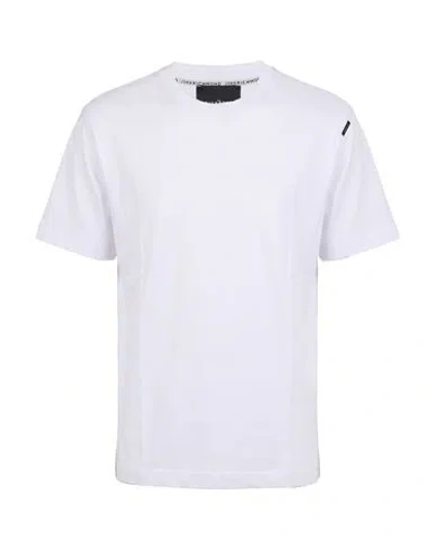 John Richmond Man T-shirt White Size S Cotton, Elastane