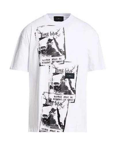 John Richmond Man T-shirt White Size Xl Cotton
