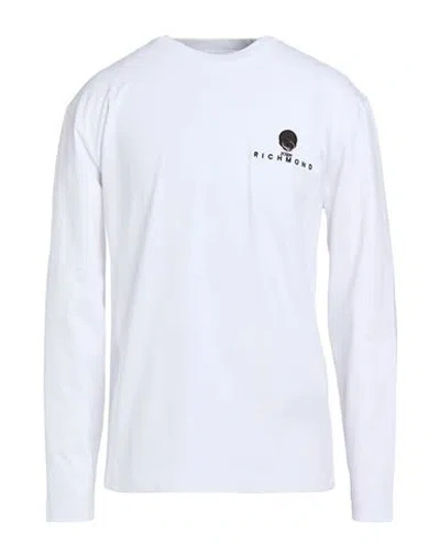 John Richmond Man T-shirt White Size Xxl Cotton