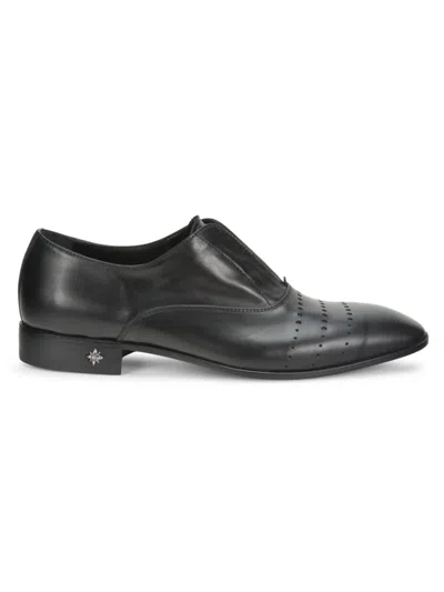 John Richmond Men's Leather Oxford Shoes In Black