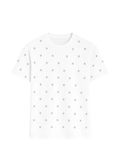 John Richmond Monogram-print T-shirt In White