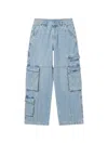 John Richmond Multi-pocket Cargo Pants In Blue