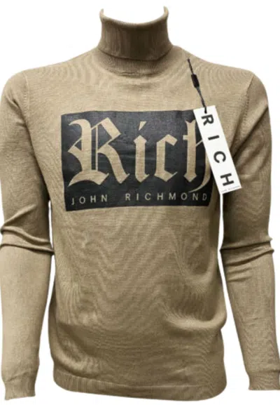 John Richmond Nagrin Sweater In Marrone