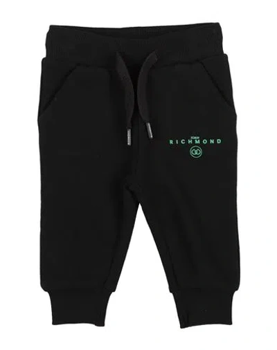 John Richmond Babies'  Newborn Boy Pants Black Size 3 Cotton