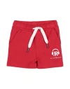 John Richmond Newborn Boy Shorts & Bermuda Shorts Red Size 3 Cotton In Red