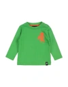 John Richmond Babies'  Newborn Boy T-shirt Green Size 3 Cotton