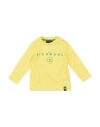 John Richmond Newborn Boy T-shirt Yellow Size 3 Cotton In Yellow