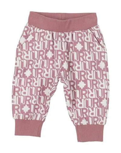 John Richmond Babies'  Newborn Girl Pants Antique Rose Size 3 Cotton, Elastane In Pink