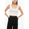 John Richmond Openwork Buio Top With Crystal Application