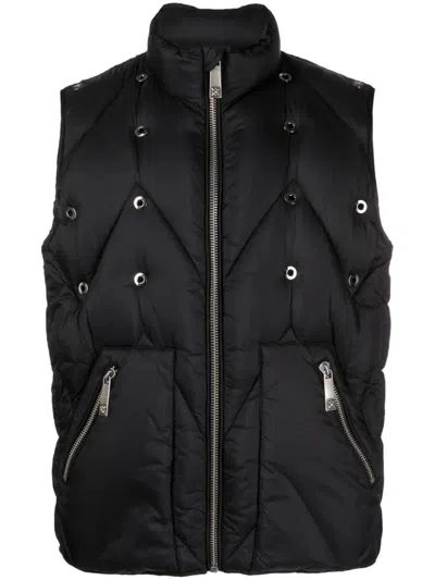 JOHN RICHMOND JOHN RICHMOND PADDED VEST WITH DECORATION