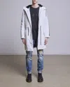 John Richmond Parka Jacket In Bianco