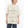 John Richmond Pelac Oversized T-shirt With Contrasting Print