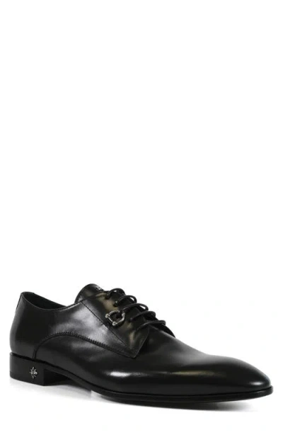 John Richmond Plain Toe Derby In Black