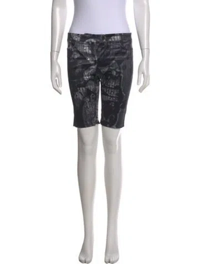 Pre-owned John Richmond Printed Knee-length Shorts W/ Tags In Multi