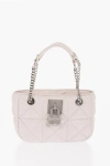 John Richmond Quilted Faux Leather Lazaro Shoulder Bag