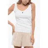 John Richmond Ribbed Gaya Tank Top With Heart Application