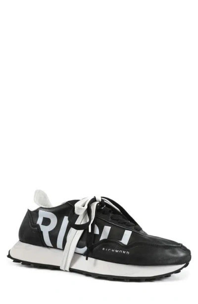 John Richmond Rich Runners Sneaker In Black
